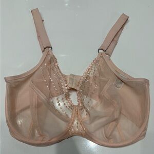 Elomi Women's Matilda Plunge Bra in Pearl Blush - 36H (UK Sizing)